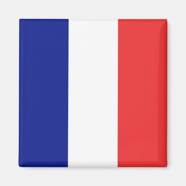 Flag of France French Tricolore Magnet (Front)