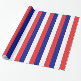 Flag of France French Tricolore Wrapping Paper