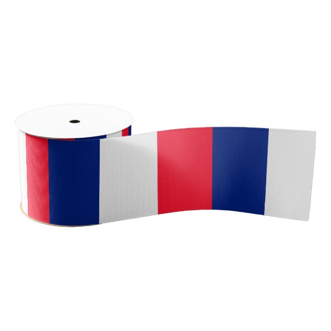 Flag of France Grosgrain Ribbon (Spool)
