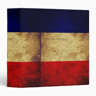 Flag of France Grunge Binder