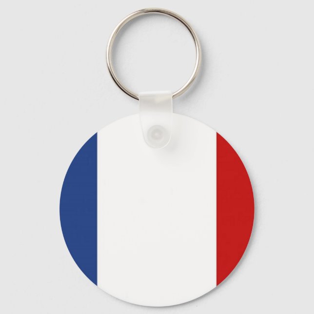 Flag of France Keychain (Front)