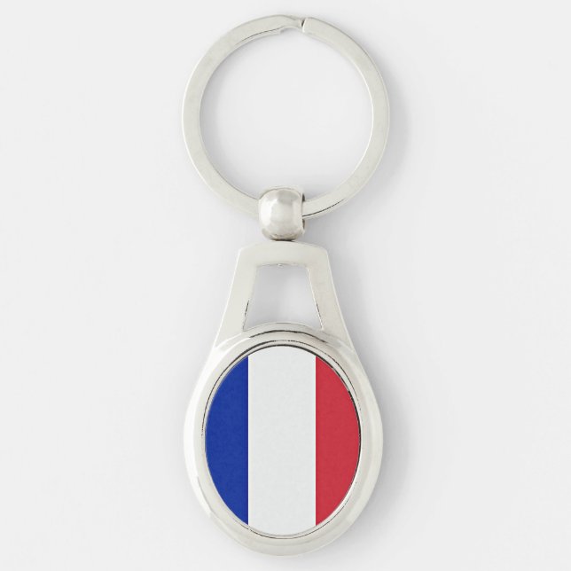 Flag of France Keychain (Front)