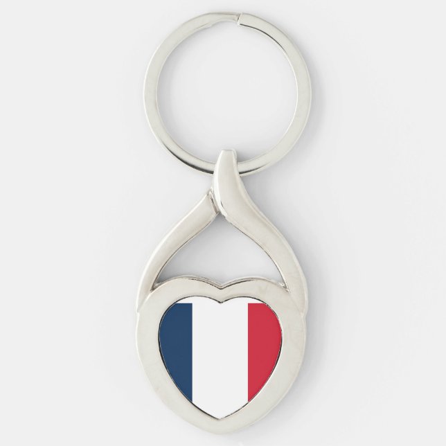 Flag of France Keychain (Front)