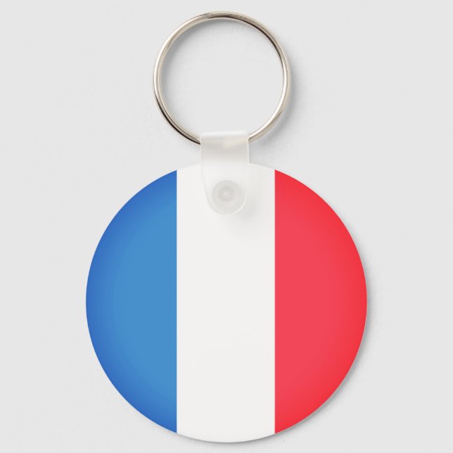 Flag of France Keychain (Front)