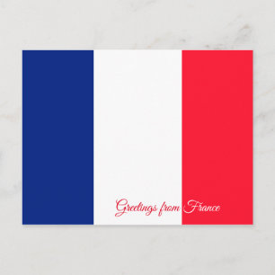 Flag of France Postcard