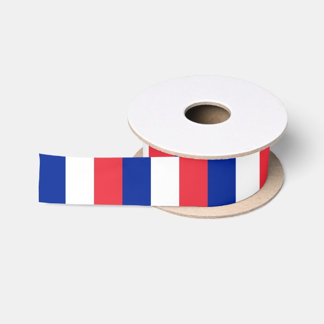 Flag of France ribbon Satin Ribbon (Spool)