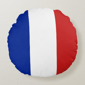 Flag of France Round Pillow