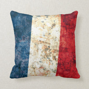Flag of France Throw Pillow