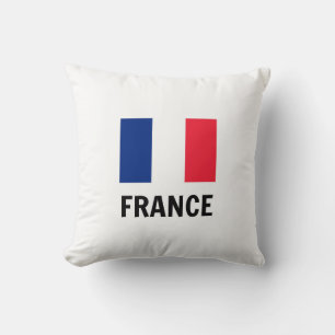 Flag of France Throw Pillow