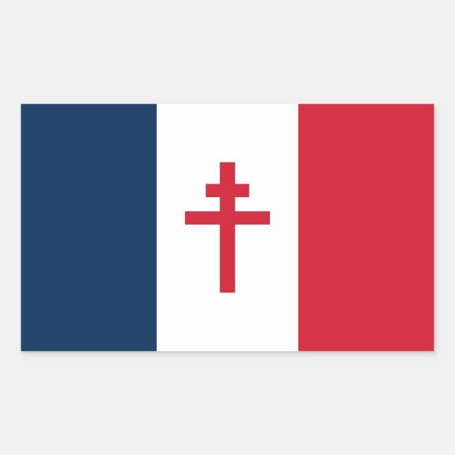 Flag of Free France Sticker (Front)