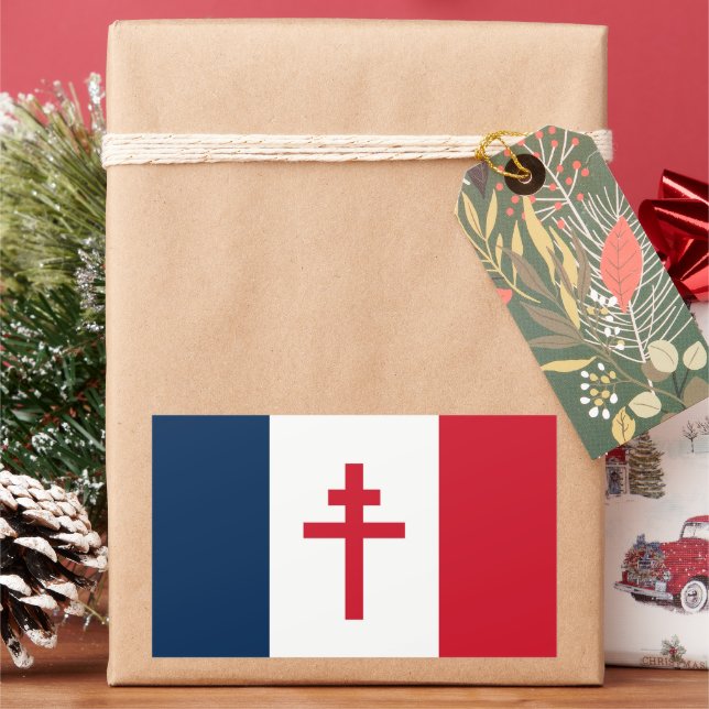 Flag of Free France Sticker (Holiday)