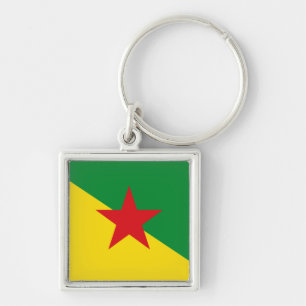 Flag of French Guiana Keychain
