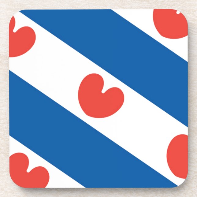 Flag of Friesland Coaster (Front)