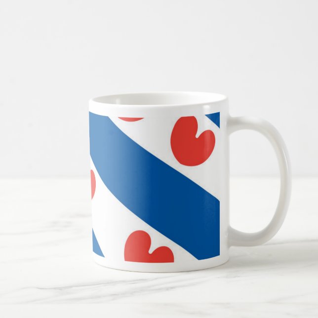 Flag of Friesland Coffee Mug (Right)