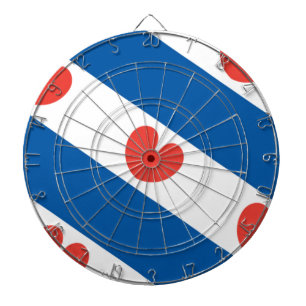 Flag of Friesland Dartboard