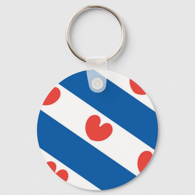 Flag of Friesland Keychain (Front)