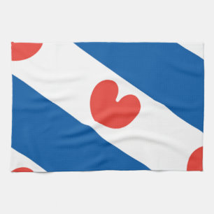 Flag of Friesland Kitchen Towel