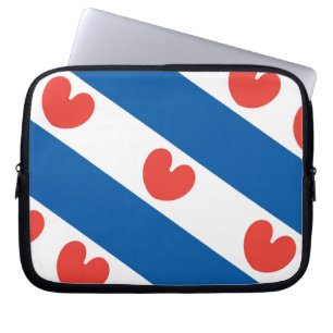 Flag of Friesland Laptop Sleeve