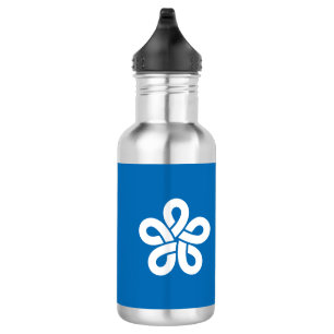 Flag of Fukuoka Prefecture, Japan 532 Ml Water Bottle