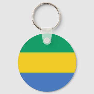Flag of Gabon Keychain