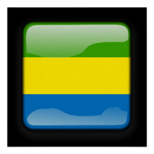 Flag of Gabon Poster