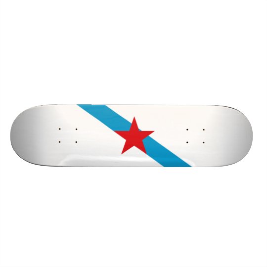 Flag of Galician Nationalism Skateboard Deck