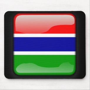 Flag of Gambia Mouse Pad