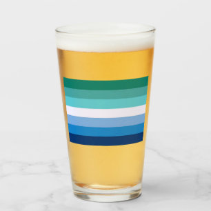 Flag of Gay Men (LGBT Symbol) (Gay Pride) (MLM) ⚣ Glass