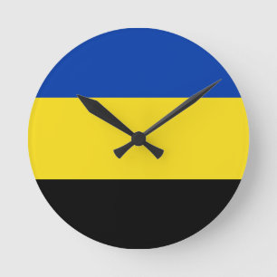 Flag of Gelderland Round Clock