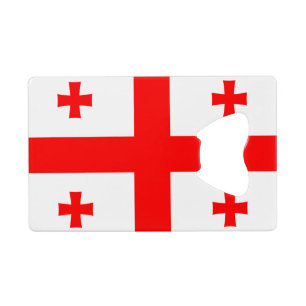 Flag of Georgia (country) CreditCard Bottle Opener Wallet Bottle Opener