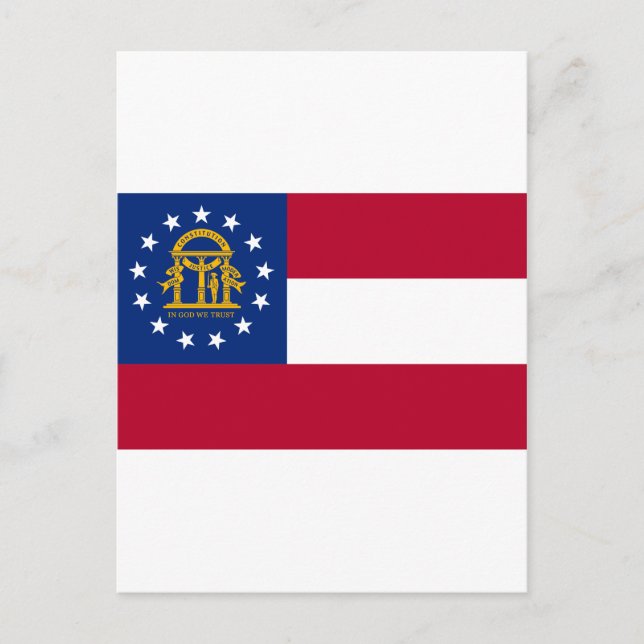 Flag of Georgia Postcard (Front)