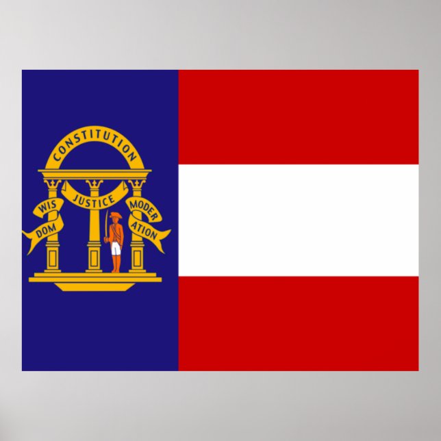 Flag of Georgia Poster (Front)