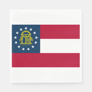 Flag of Georgia (US State) Napkin