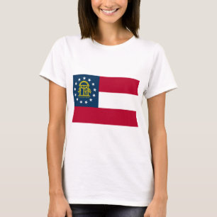 Flag of Georgia (US State) T-Shirt