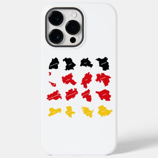 Flag of German States Case-Mate iPhone Case (Back)