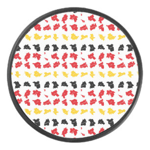 Flag of German States Hockey Puck