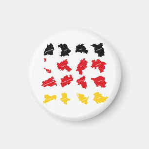 Flag of German States Magnet