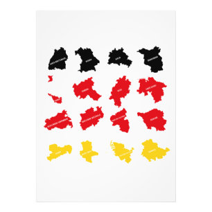 Flag of German States Photo Print
