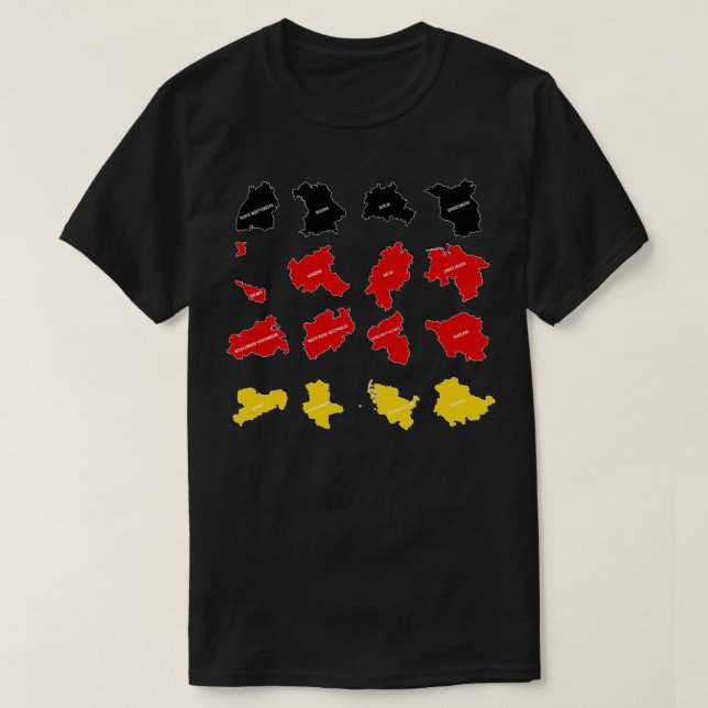 Flag of German States T-Shirt (Design Front)