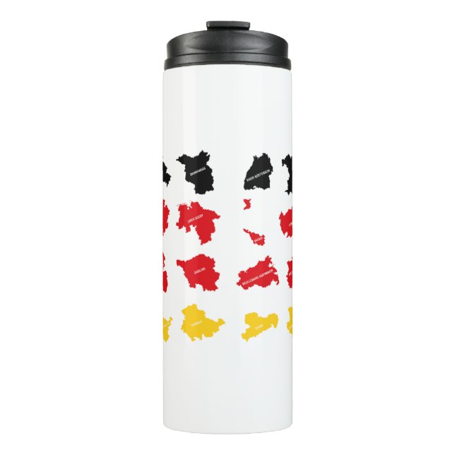 Flag of German States Thermal Tumbler (Front)