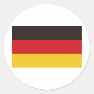 Flag of Germany Classic Round Sticker