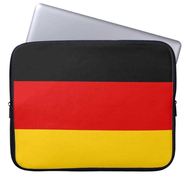 Flag of Germany (Deutschland) Laptop Sleeve (Front)