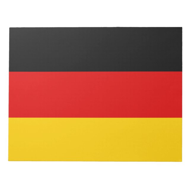 Flag of Germany (Deutschland) Notepad (Front)