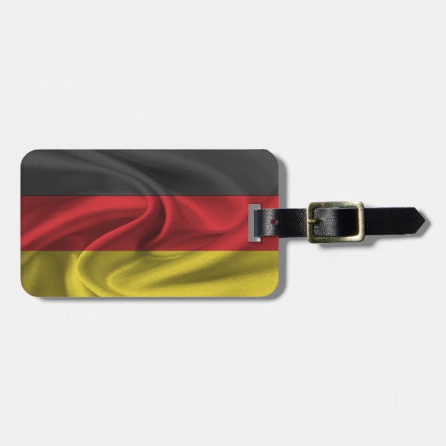Flag Of Germany Luggage Tag (Front Horizontal)