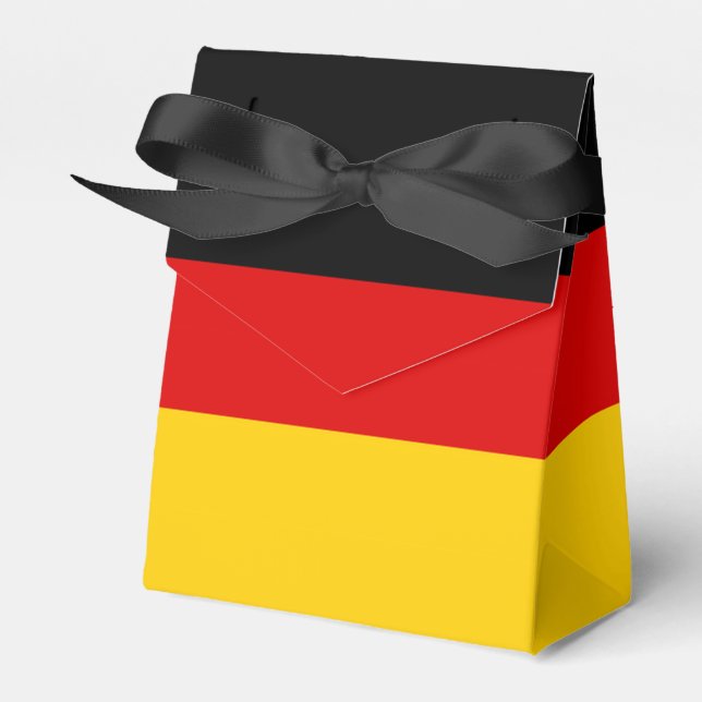 Flag of Germany National Colours Cultural Occasion Favor Box (Front Side)