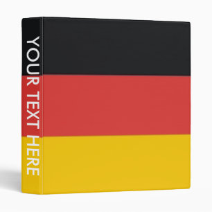 Flag of Germany or Deutschland Binder