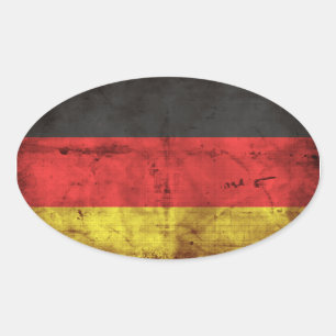 Flag of Germany Oval Sticker