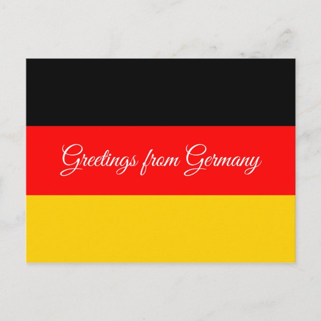 Flag of Germany Postcard (Front)