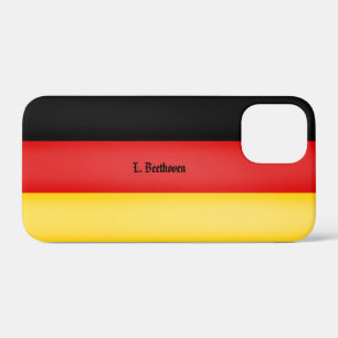 Flag of Germany Schwarz Rot Gold Personalized iPhone 12 Mini Case
