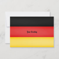 Flag of Germany Schwarz Rot Gold Personalized Invi